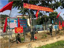 Sư đoàn 3 hành quân làm công tác dân vận